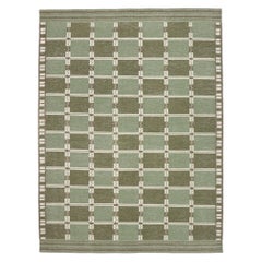 New Swedish Inspired Kilim Rug with Scandinavian Modern Style