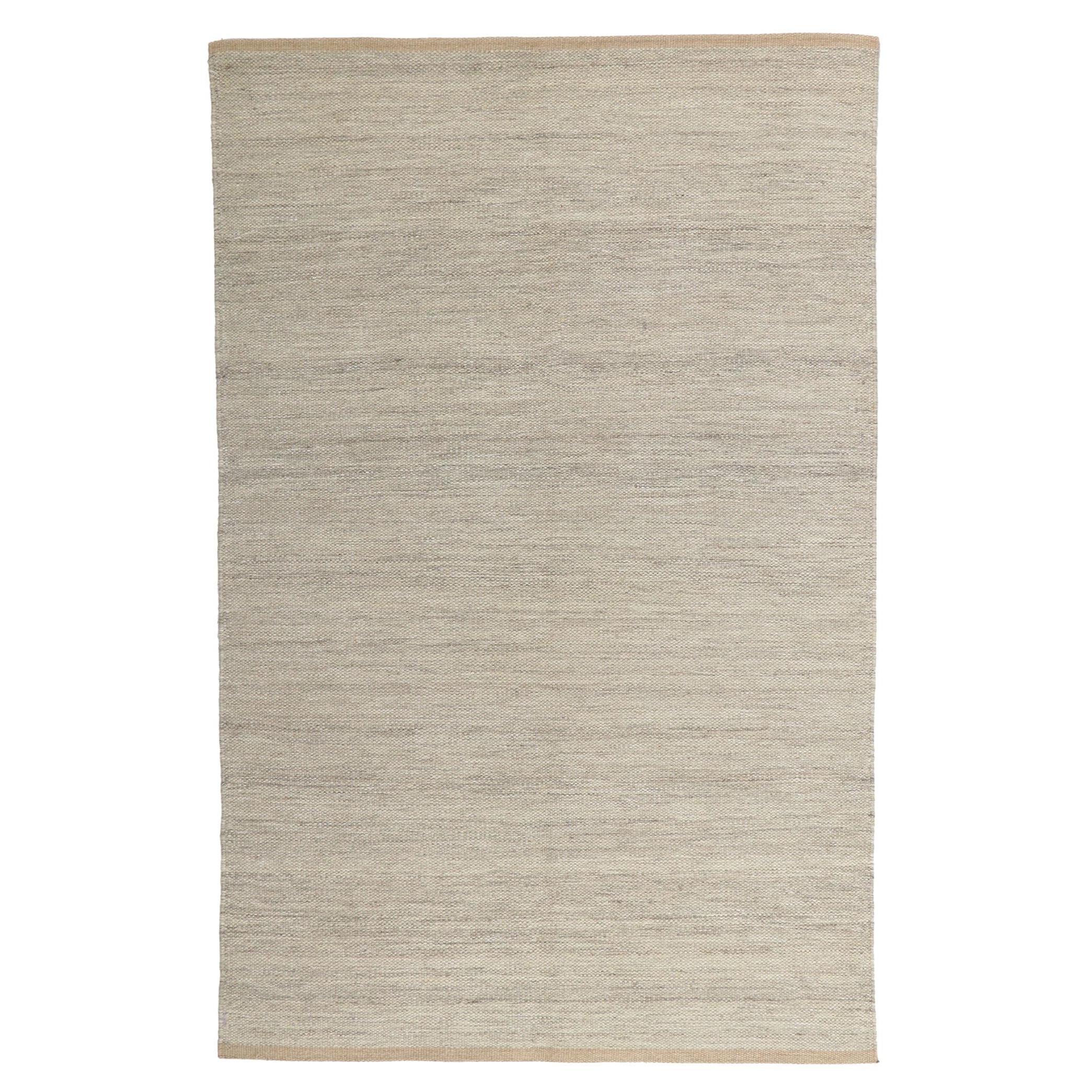 Nouveau Kilim scandinave d'inspiration suédoise Röllakan avec style Japandi