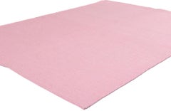 New Swedish Inspired Pink Kilim Rug with Scandinavian Modern Style