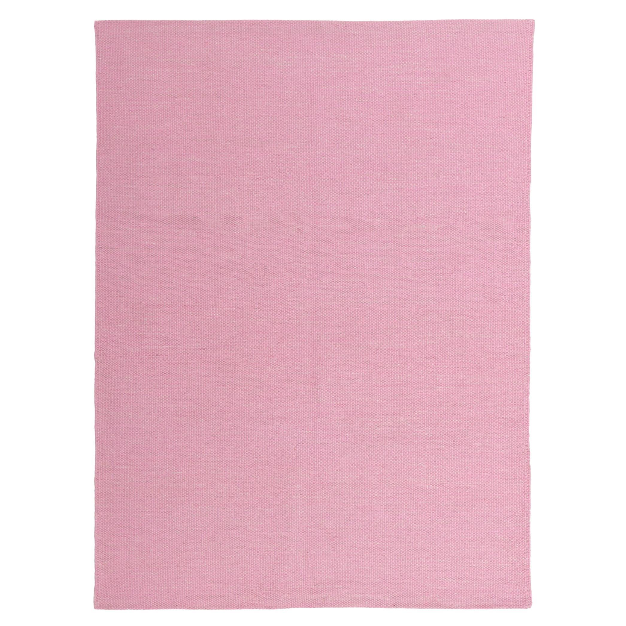 New Swedish Inspired Pink Kilim Rug with Scandinavian Modern Style