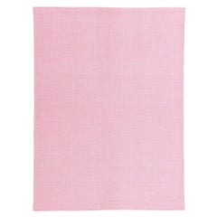 Schwedisch inspirierter rosa Kelim-Teppich mit skandinavisch-modernem Stil