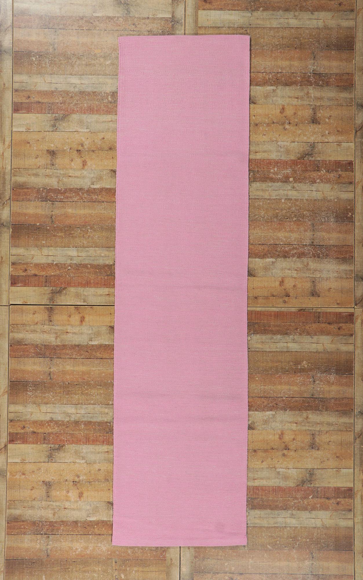 Wool New Scandinavian Swedish Röllakan Inspired Kilim For Sale