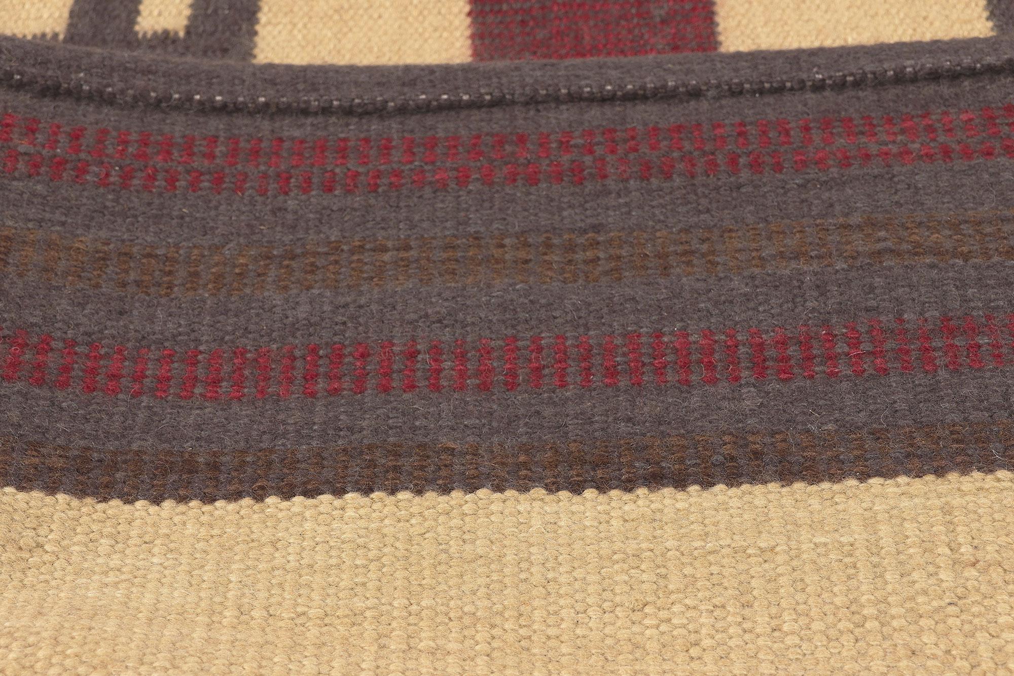 New Swedish Inspired Scandinavian Modern Style Kilim Rug, 10'02 x 12'10 In condizioni Nuovo in vendita a Dallas, TX