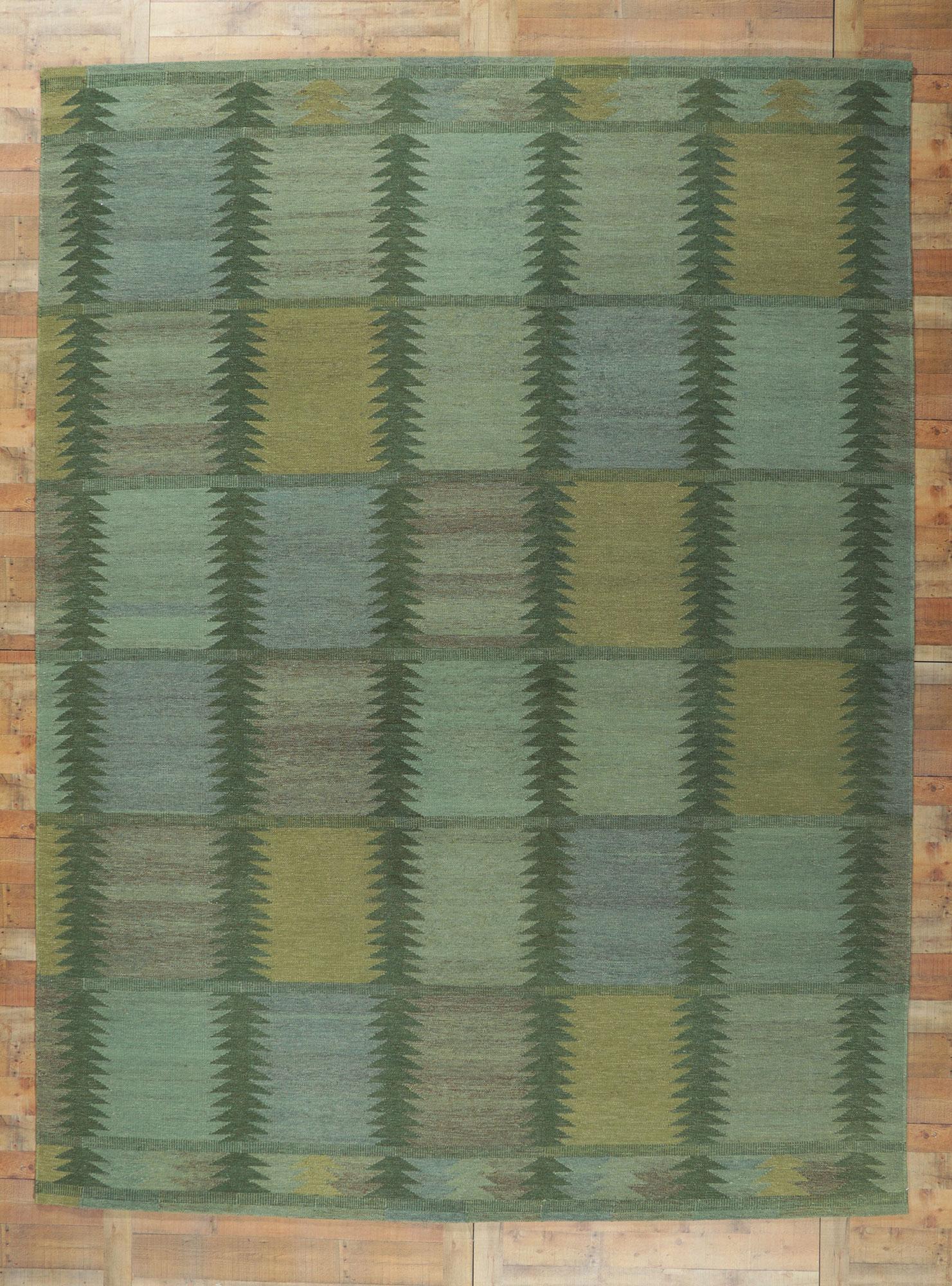 New Swedish Marianne Richter Inspired Kilim Rug In New Condition In Dallas, TX