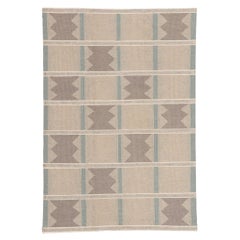 Swedish Inspired Kilim Rug, Sublime Simplicity Meets Scandinavian Modern