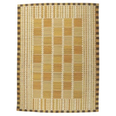 New Swedish Style Kilim Rug Inspired by Marianne Richter and Barbro Nilsson