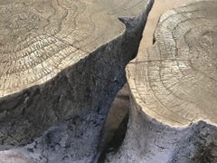 New Table O Stool Featuring a Trunk in Patinated Bronze