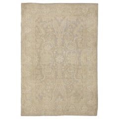 New Tabriz Style Afghan Area Rug with 17th Century Antique Look