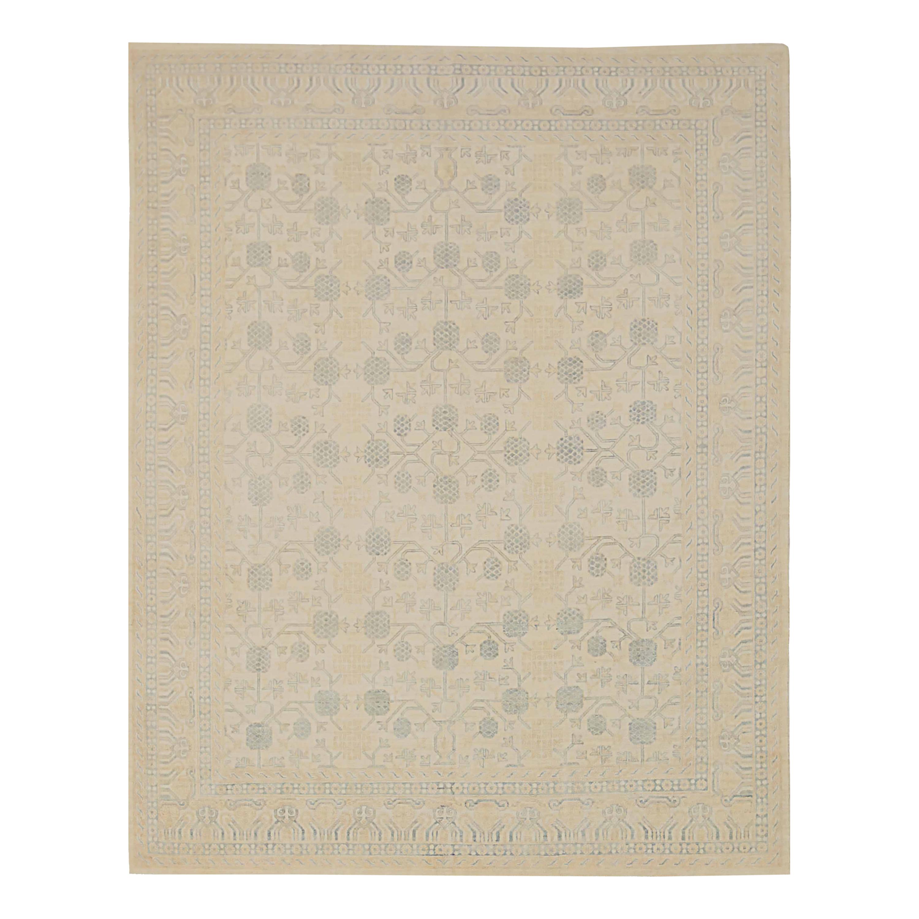 New Tabriz Style Afghan Area Rug with '17th-Century' Look