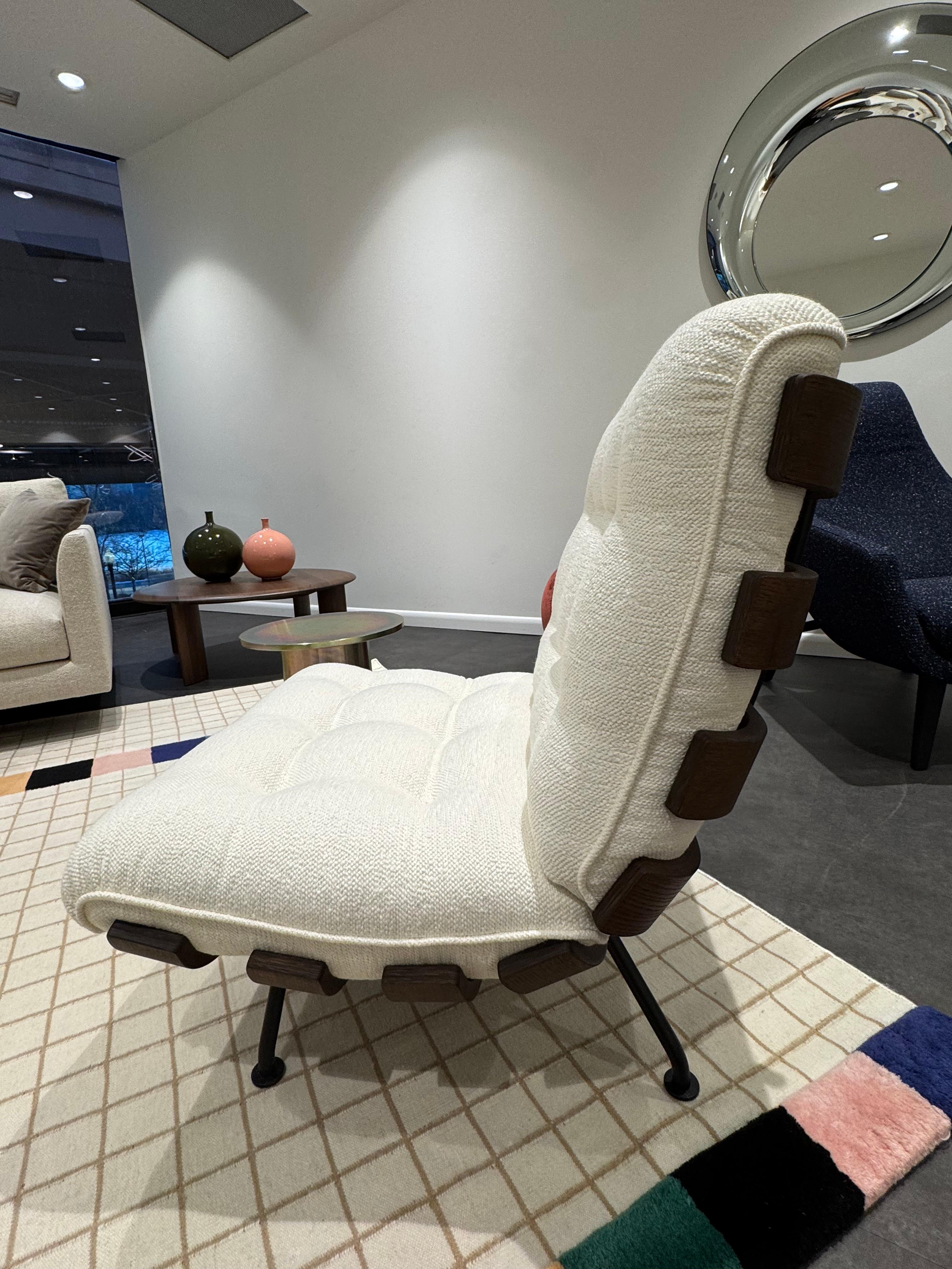 NUOVO Tacchini Costela Lounge Chair di Martin Eisler in stock In condizioni ottime a New York, NY