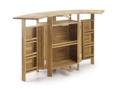 New Teak Foldable Dry Bar, Indoor and Outdoor