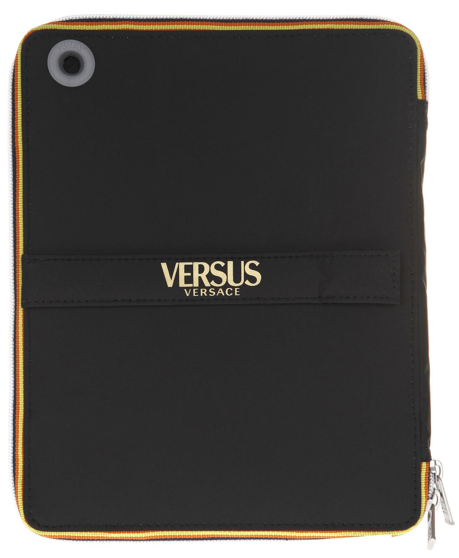 The K-Way x Versus Versace iPad cover would definitely dress up your tablet.

Of the collaboration, Donatella Versace noted, 
