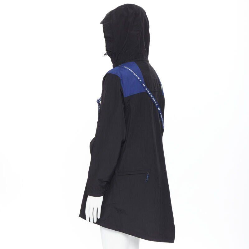 new THE NORTH FACE KAZUKI KARAISHI Black Flag Blue Bravo 2 long raincoat L / XL For Sale 2