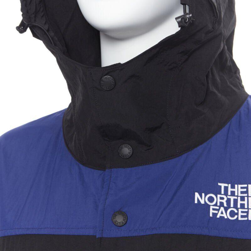 new THE NORTH FACE KAZUKI KARAISHI Black Flag Blue Bravo 2 long raincoat L / XL For Sale 4