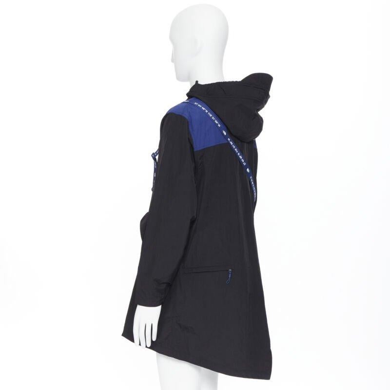 new THE NORTH FACE KAZUKI KARAISHI Black Flag Blue Bravo 2 long raincoat S / M en vente 2