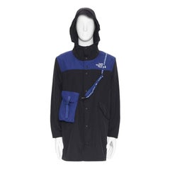 new THE NORTH FACE KAZUKI KARAISHI Black Flag Blue Bravo 2 long raincoat S / M