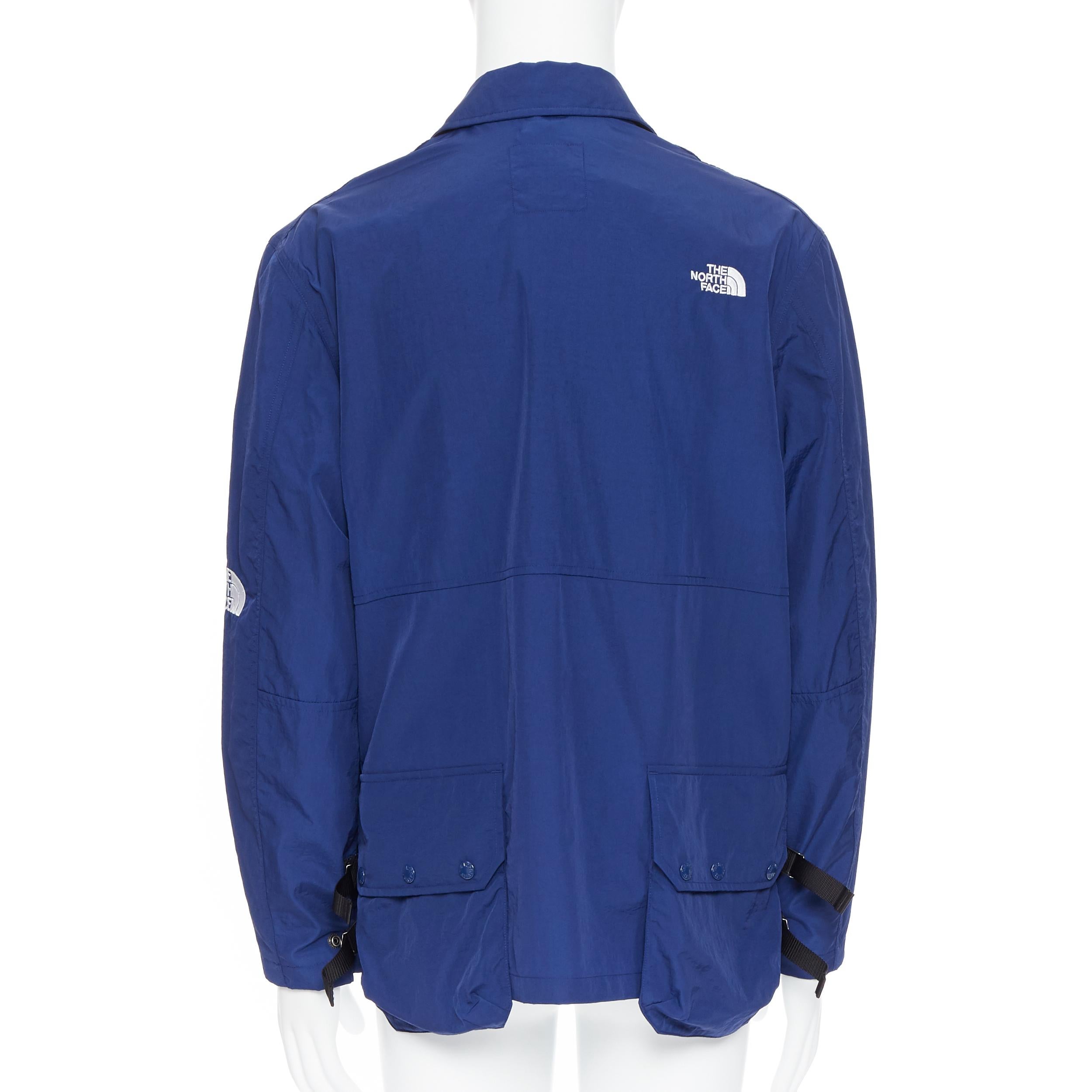 new THE NORTH FACE KAZUKI KARAISHI Flag Blue Charlie Service buckle jacket S / M In New Condition In Hong Kong, NT