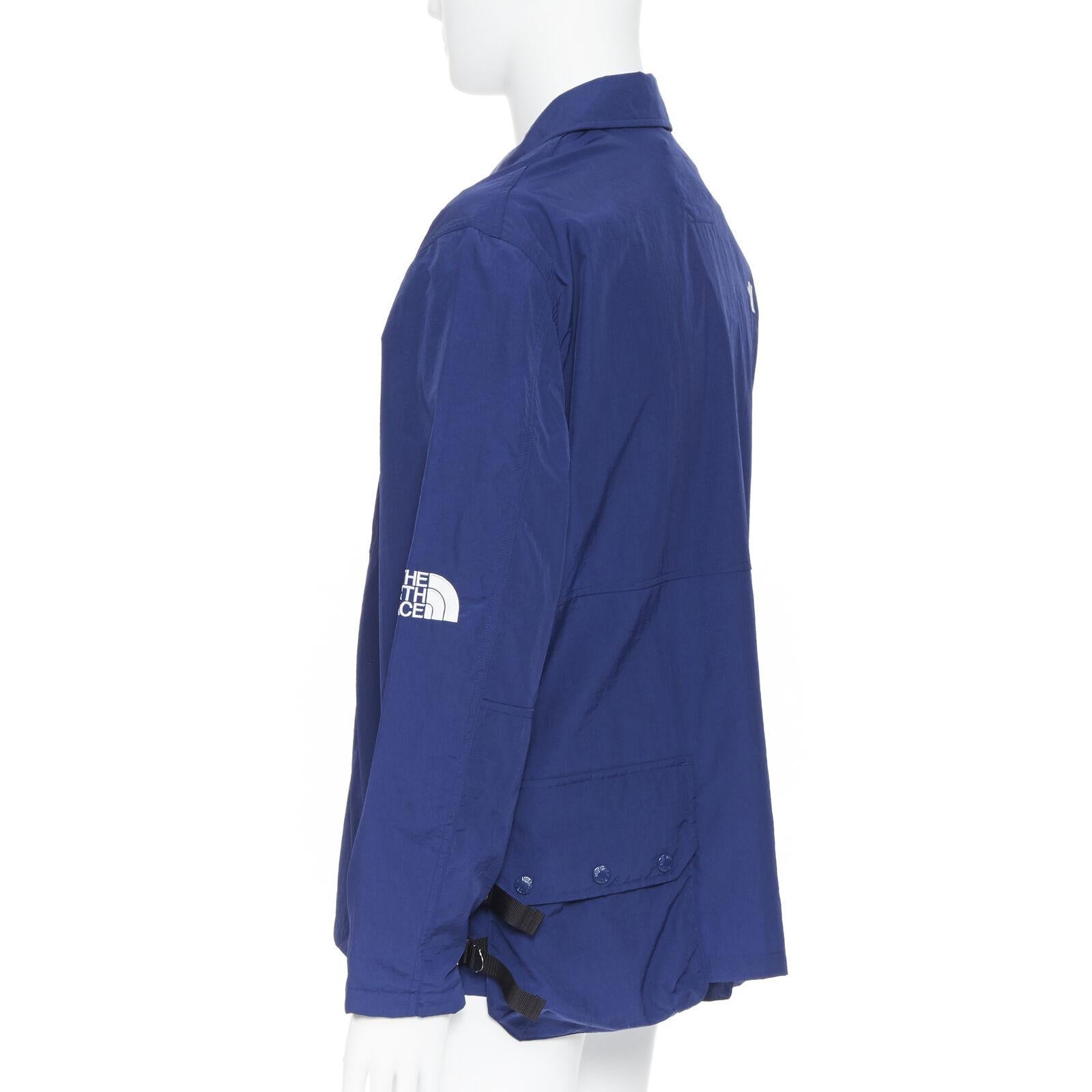 new THE NORTH FACE KAZUKI KARAISHI Flag Blue Charlie Service buckle jacket S / M For Sale 2