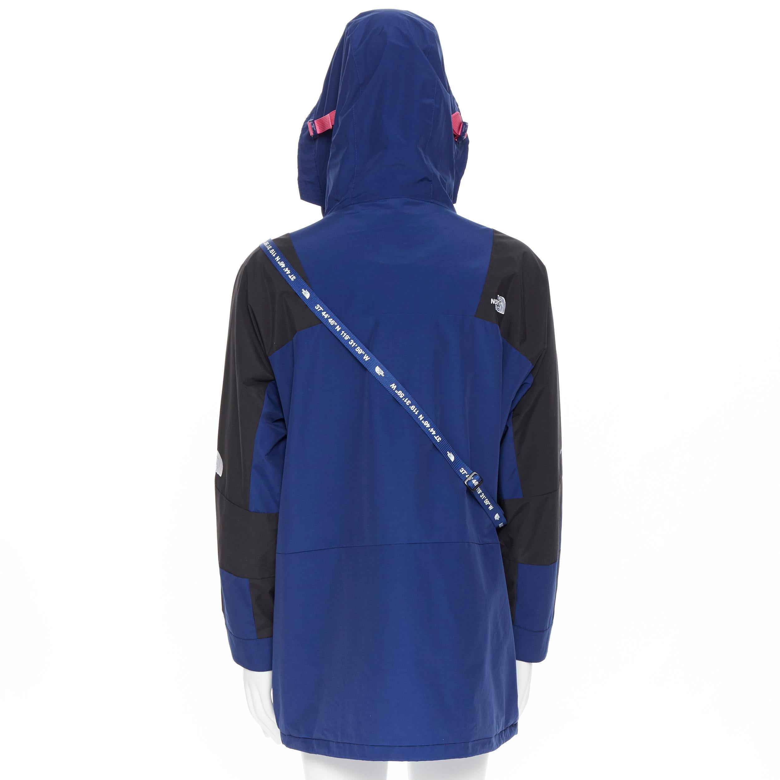 new THE NORTH FACE KAZUKI KARAISHI Kelp Tan Blue Futurelight raincoat M / L In New Condition In Hong Kong, NT