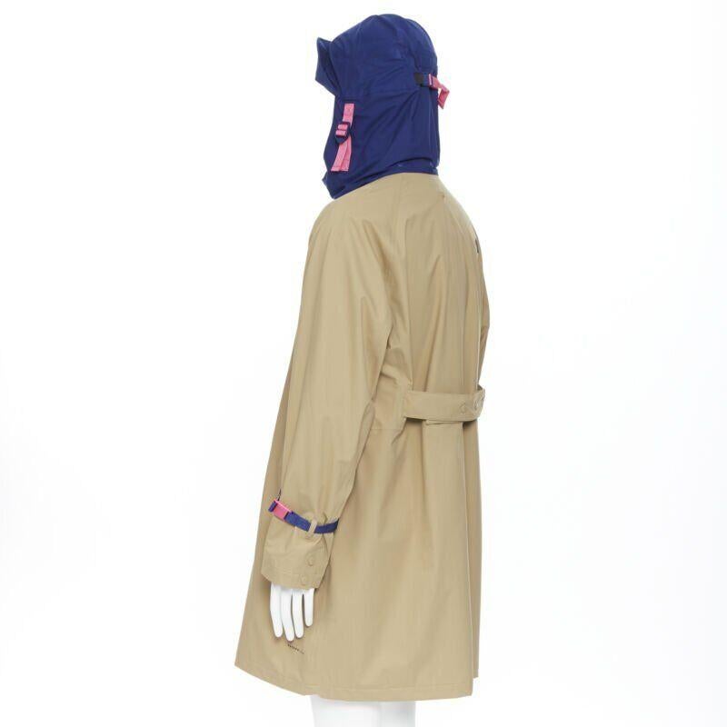 Men's new THE NORTH FACE KAZUKI KARAISHI Kelp Tan Blue Futurelight raincoat S M For Sale
