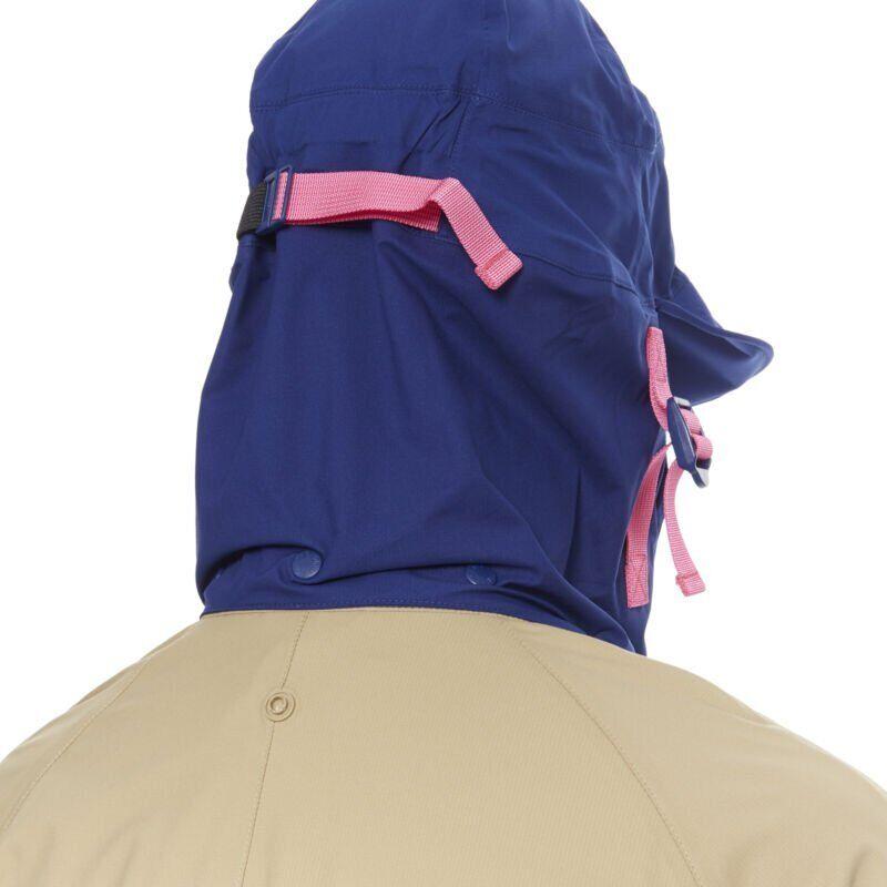 new THE NORTH FACE KAZUKI KARAISHI Kelp Tan Blue Futurelight raincoat S M For Sale 2