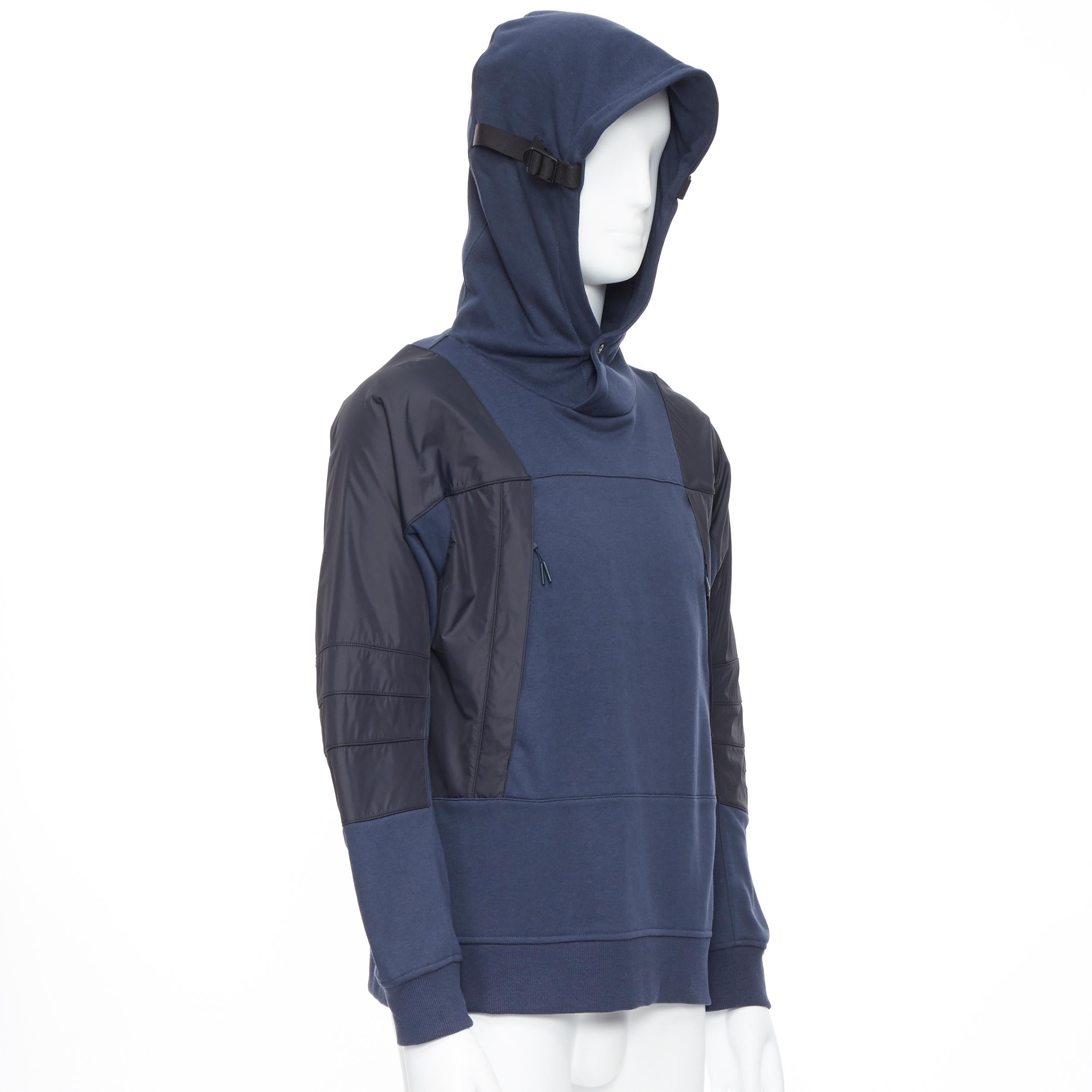 navy blue north face hoodie