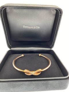Tiffany & Co. Infinity 18k Rose Gold Cuff Bracelet 'Medium Size'