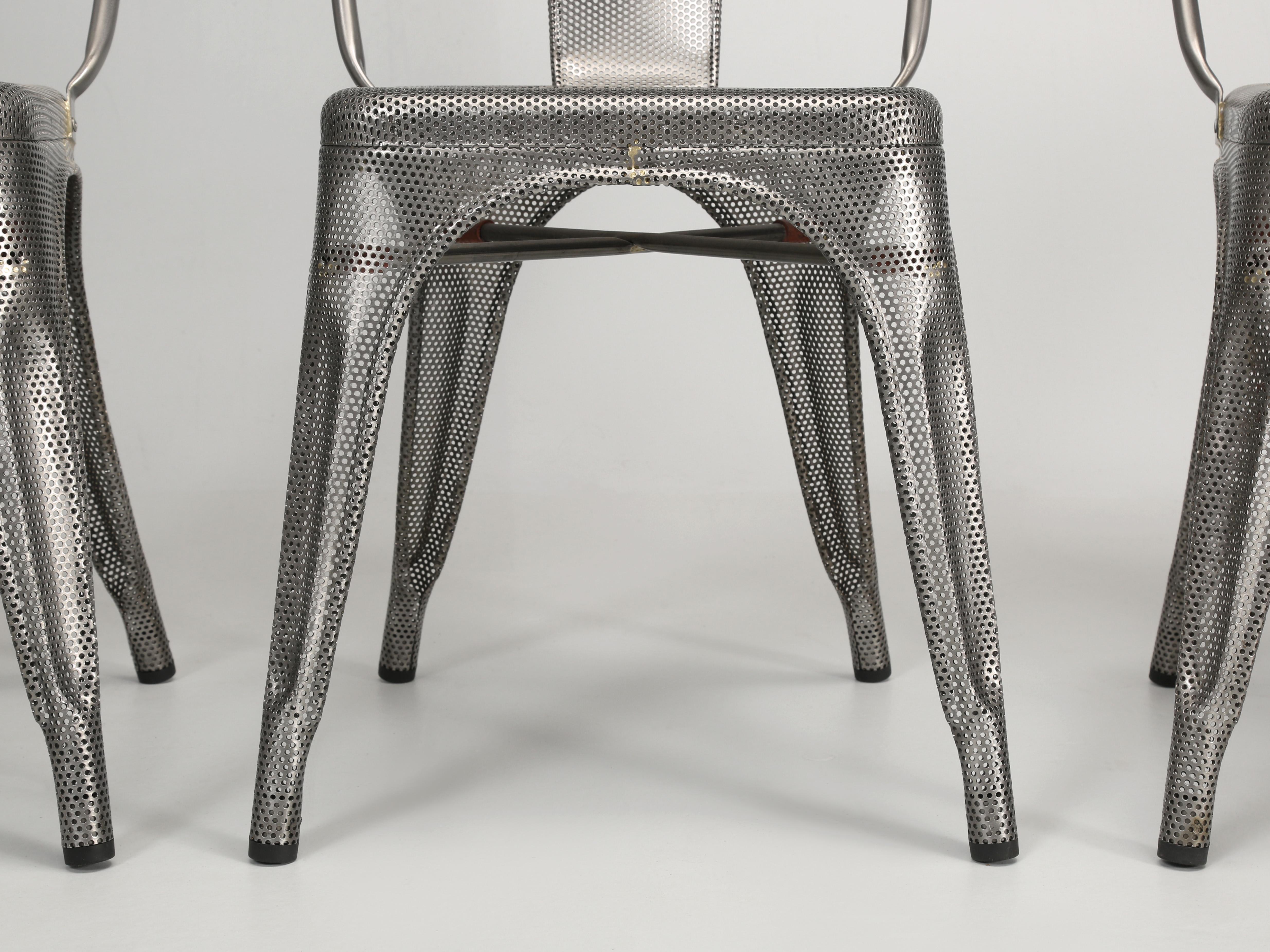 New Tolix Wire Mesh Chairs Set '4' Showroom Samples 1500 Tolix Pieces Available 2