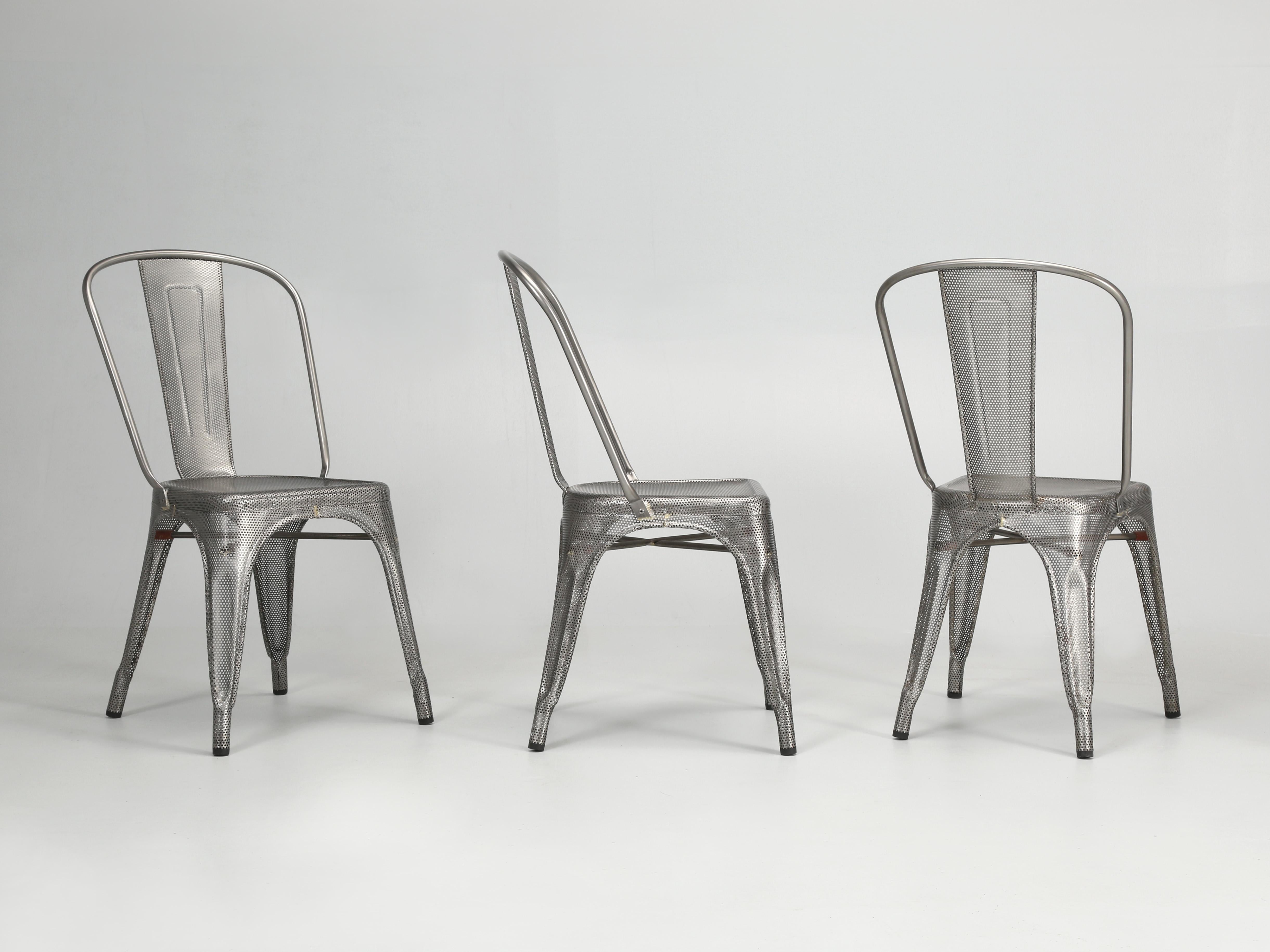 Industrial New Tolix Wire Mesh Chairs Set '4' Showroom Samples 1500 Tolix Pieces Available