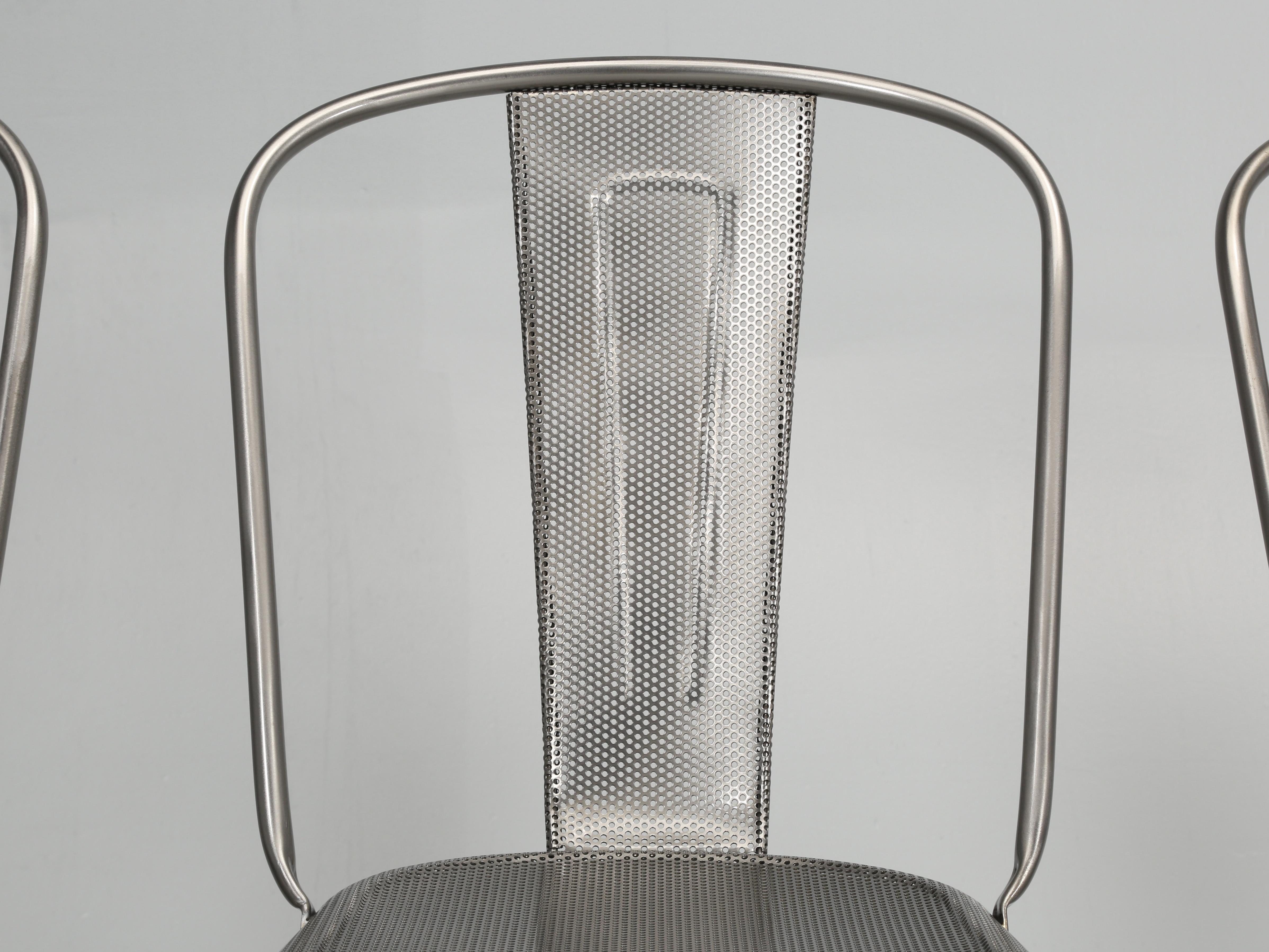 Hand-Crafted New Tolix Wire Mesh Chairs Set '4' Showroom Samples 1500 Tolix Pieces Available