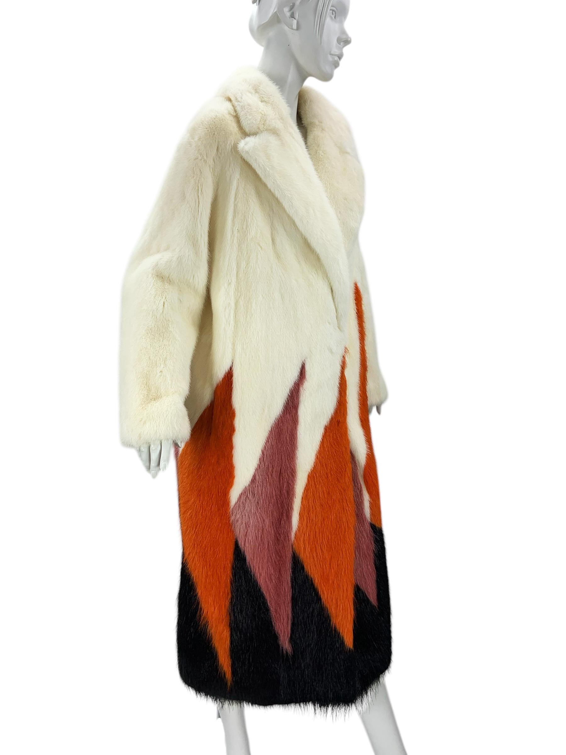 long mink coat