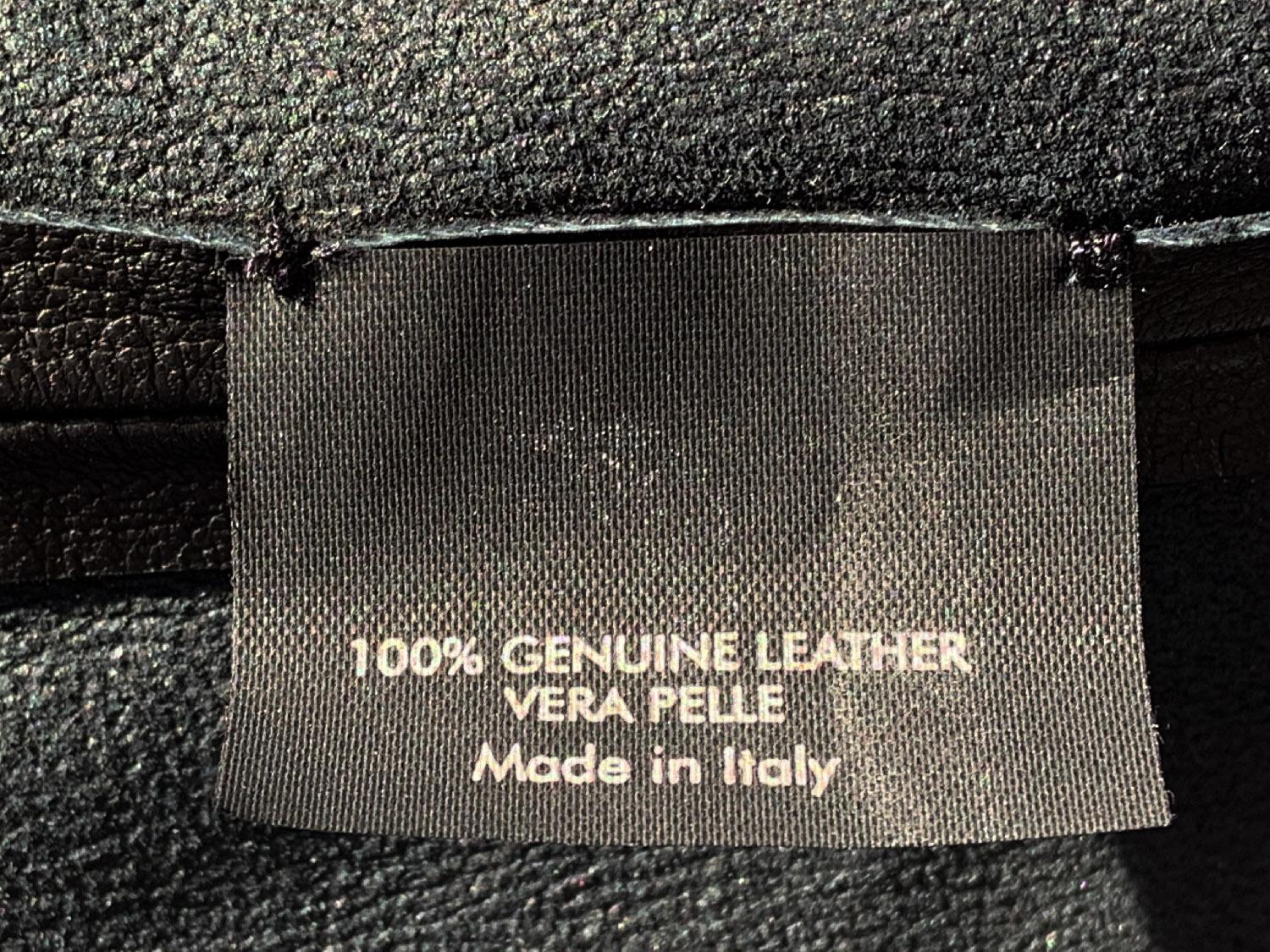 Nuevo Tom Ford for Gucci Colección 2001 Top Blouson de Piel Negro It. 44 - 8/10 en venta 6