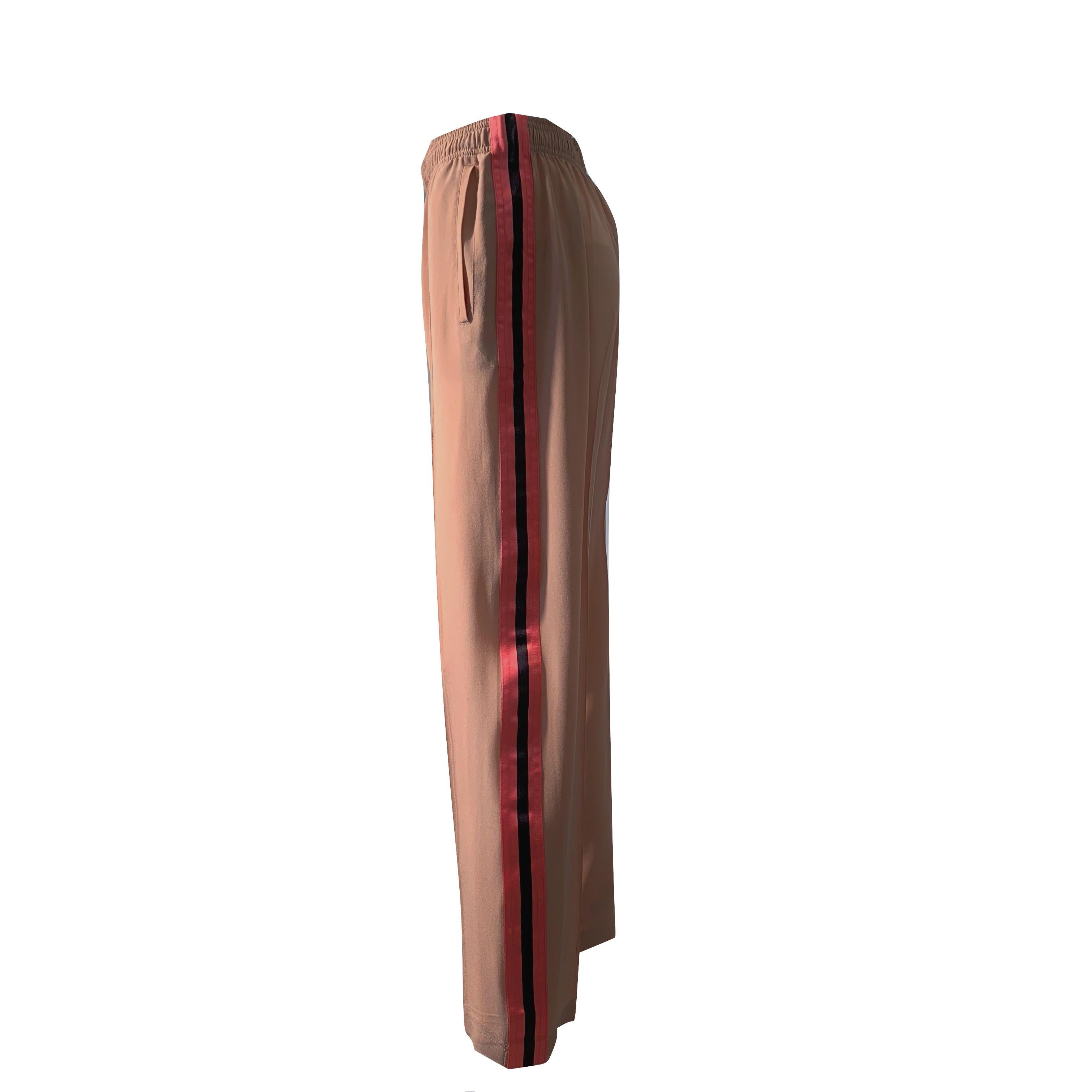 New Tom Ford For Gucci 2004 Final Collection Silk Runway Pants IT 38  (S) For Sale 13