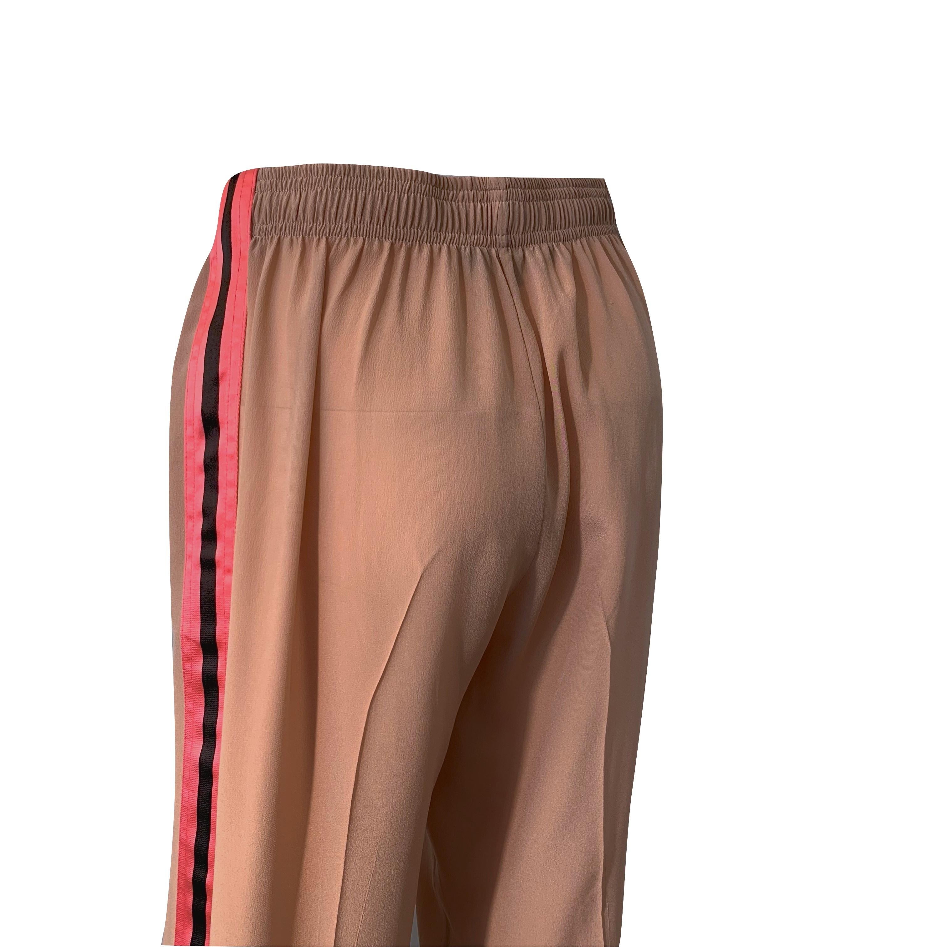 New Tom Ford For Gucci 2004 Final Collection Silk Runway Pants IT 38  (S) For Sale 14