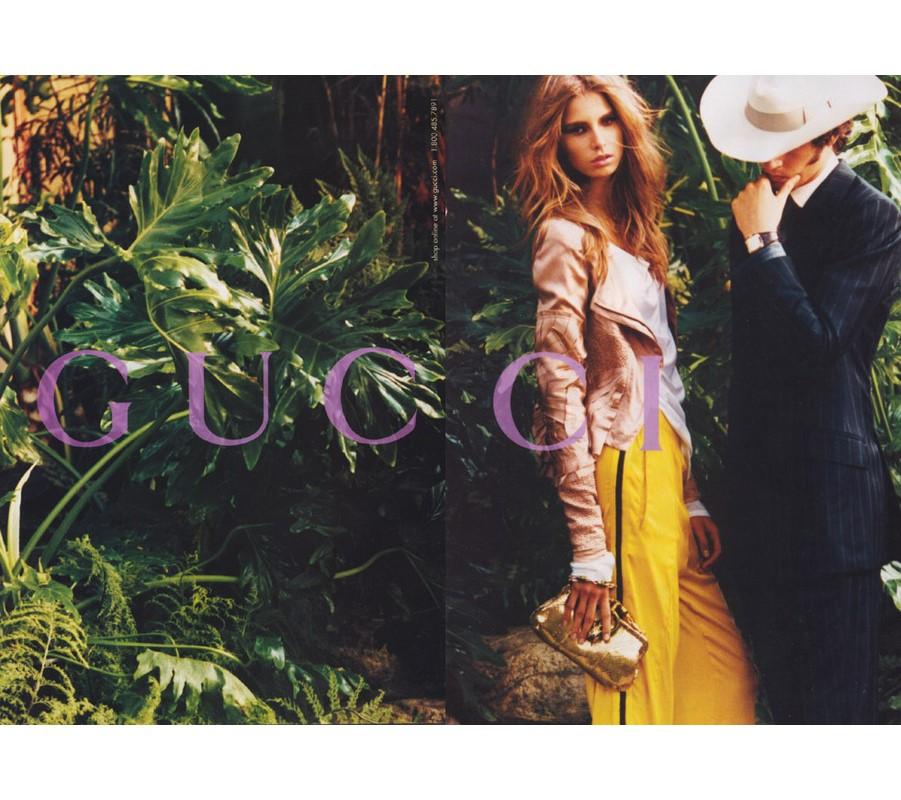 New Tom Ford For Gucci 2004 Final Collection Silk Runway Pants IT 38  (S) For Sale 5