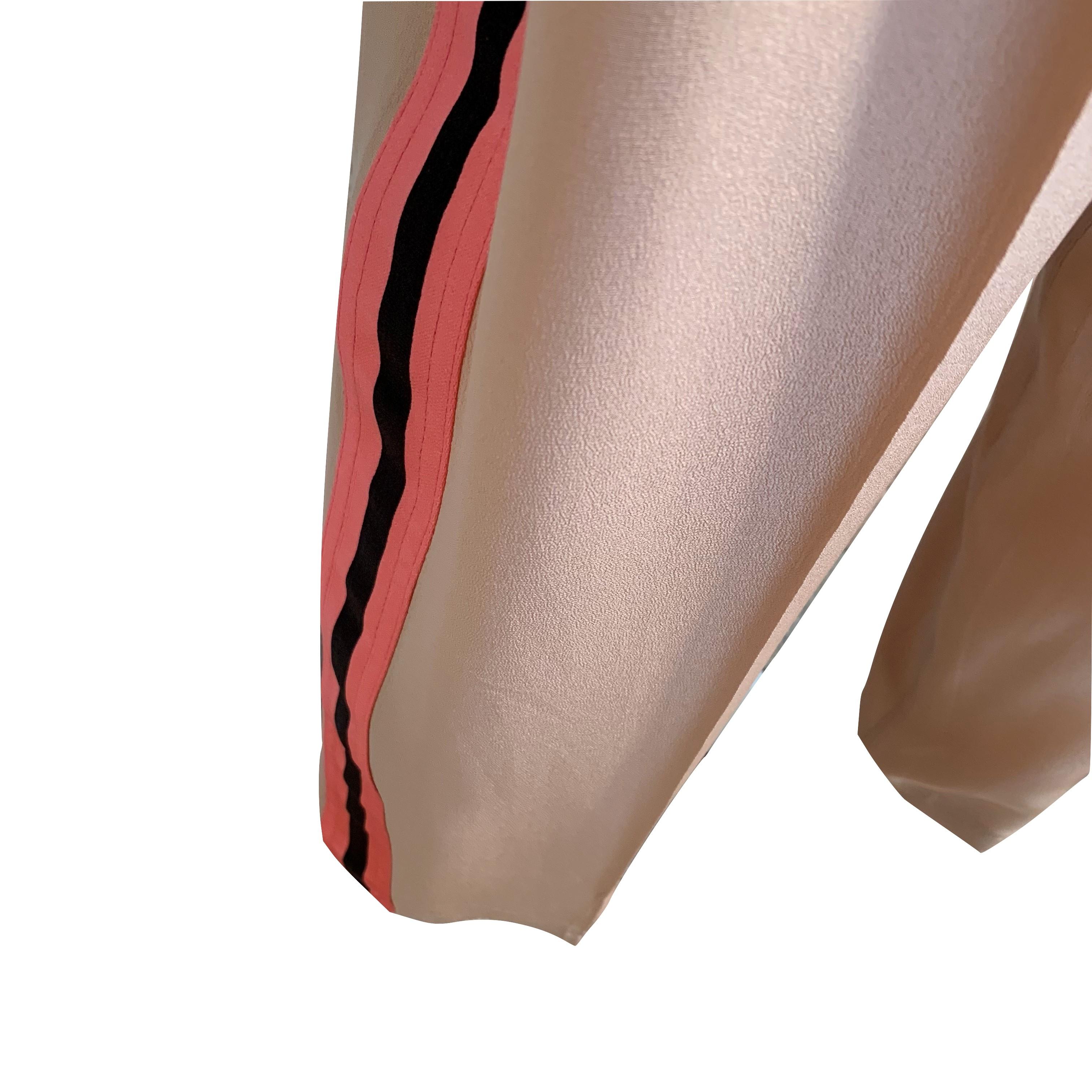 New Tom Ford For Gucci 2004 Final Collection Silk Runway Pants IT 40  (S) For Sale 11