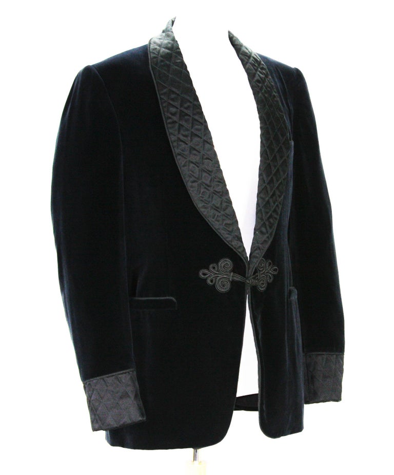 New Tom Ford for Gucci Black Velvet Smoking Dinner Jacket It. 56 R- US ...