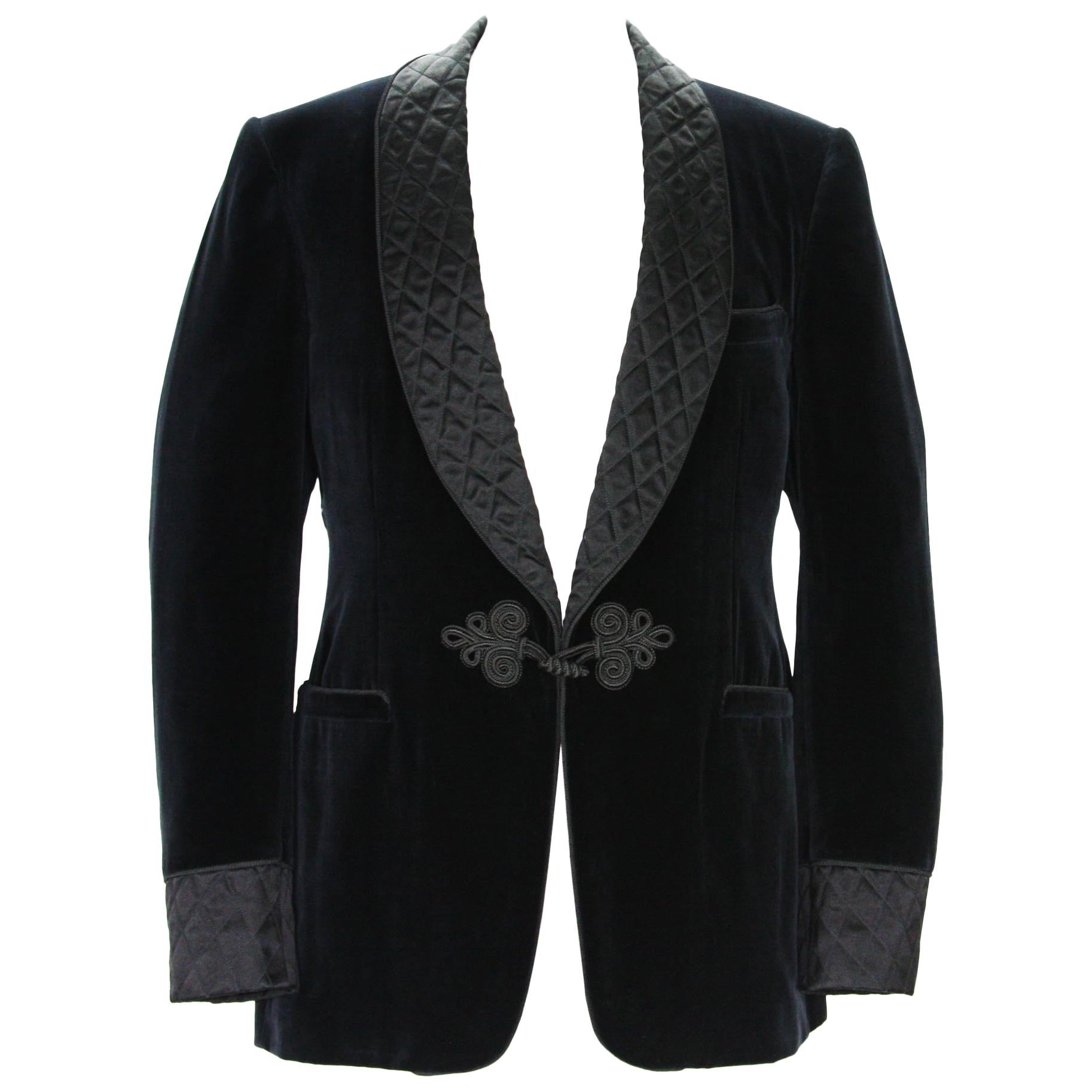 New Tom Ford for Gucci Black Velvet Smoking Dinner Jacket It. 56 R- US 46 R