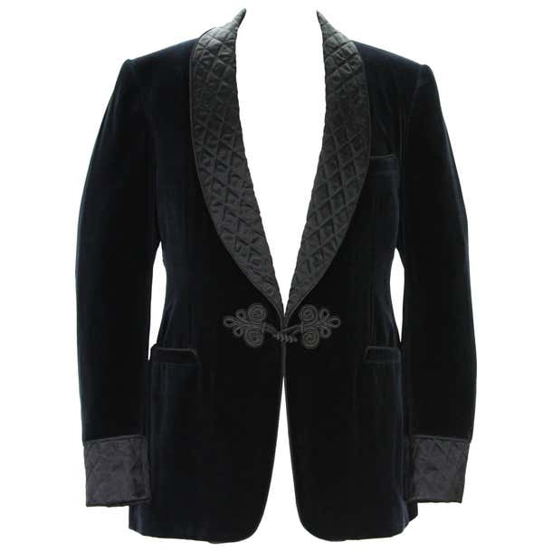 New Tom Ford for Gucci Black Velvet Smoking Dinner Jacket It. 56 R- US ...