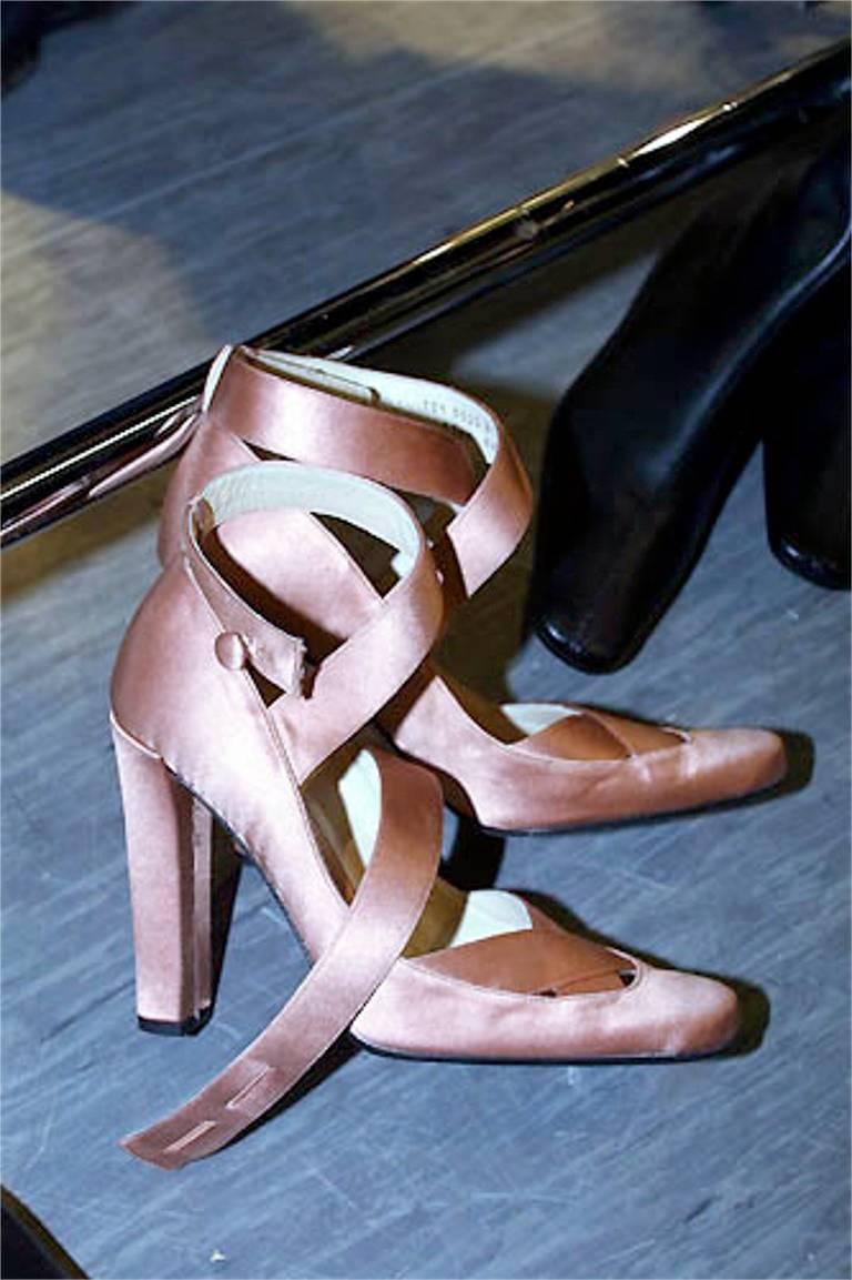 New Tom Ford for Gucci Crocodile Ballerina Heels Pumps Sz 39 2