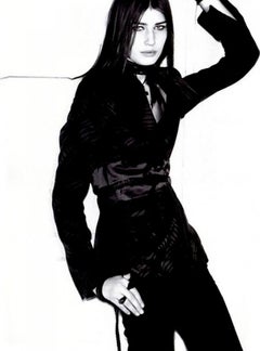 New Tom Ford for Gucci F/W 2002 Brown Silk Kimono Jacket with Obi Belt It. 40