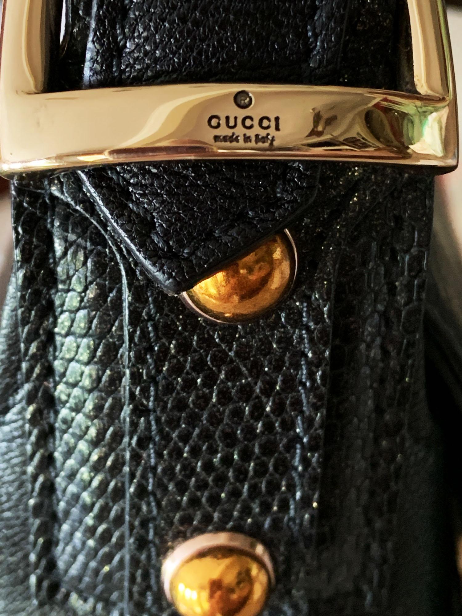 New Tom Ford for Gucci FW 2004 Leather Lizard Serpent Web Limited Edition Bag For Sale 6