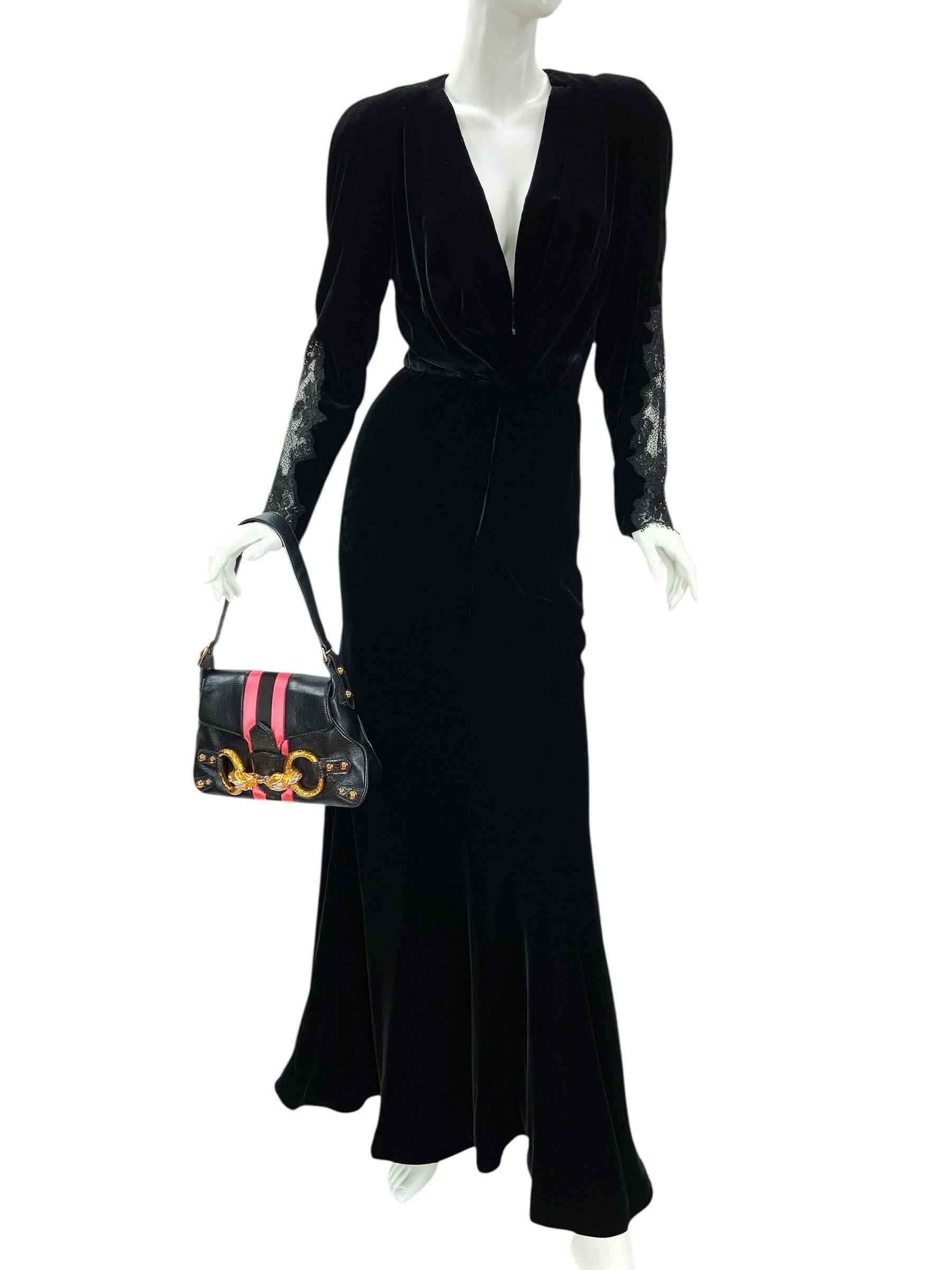 Nuova borsa Tom Ford for Gucci FW 2004 in pelle, lucertola e tela di serpente in edizione limitata in vendita 7