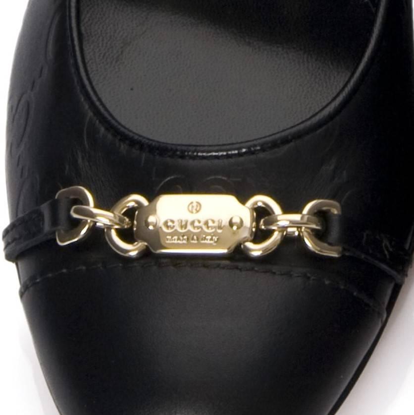 Donna New Tom Ford for Gucci New GG Leather Guccissima Pumps Heels Sz 36 in vendita