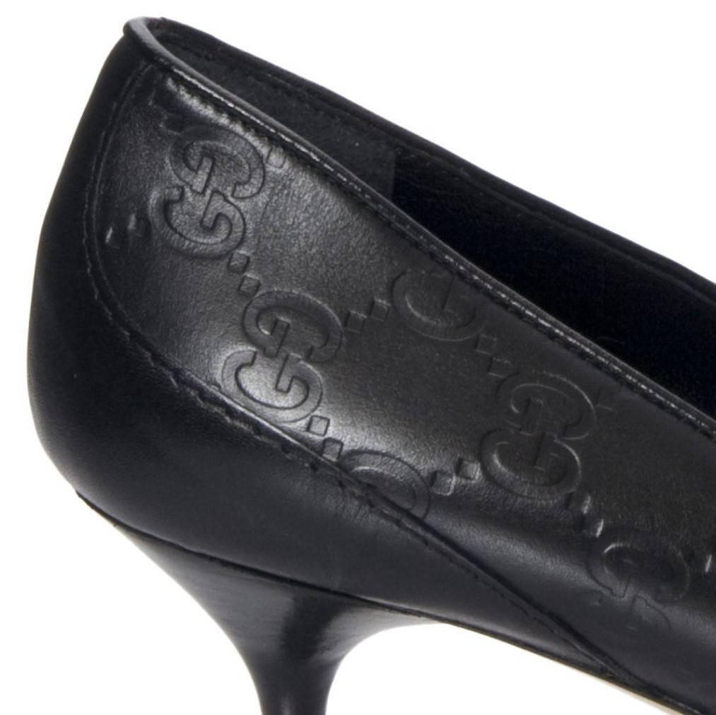 New Tom Ford for Gucci New GG Leather Guccissima Pumps Heels Sz 36 in vendita 1