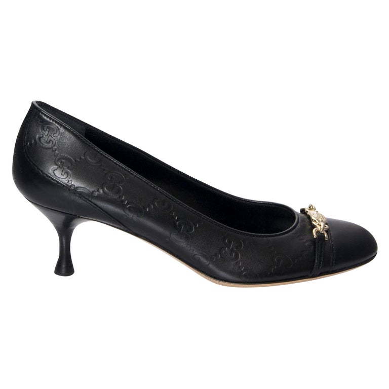 New Tom Ford for Gucci New GG Leather Guccissima Pumps Heels Sz 36 For Sale