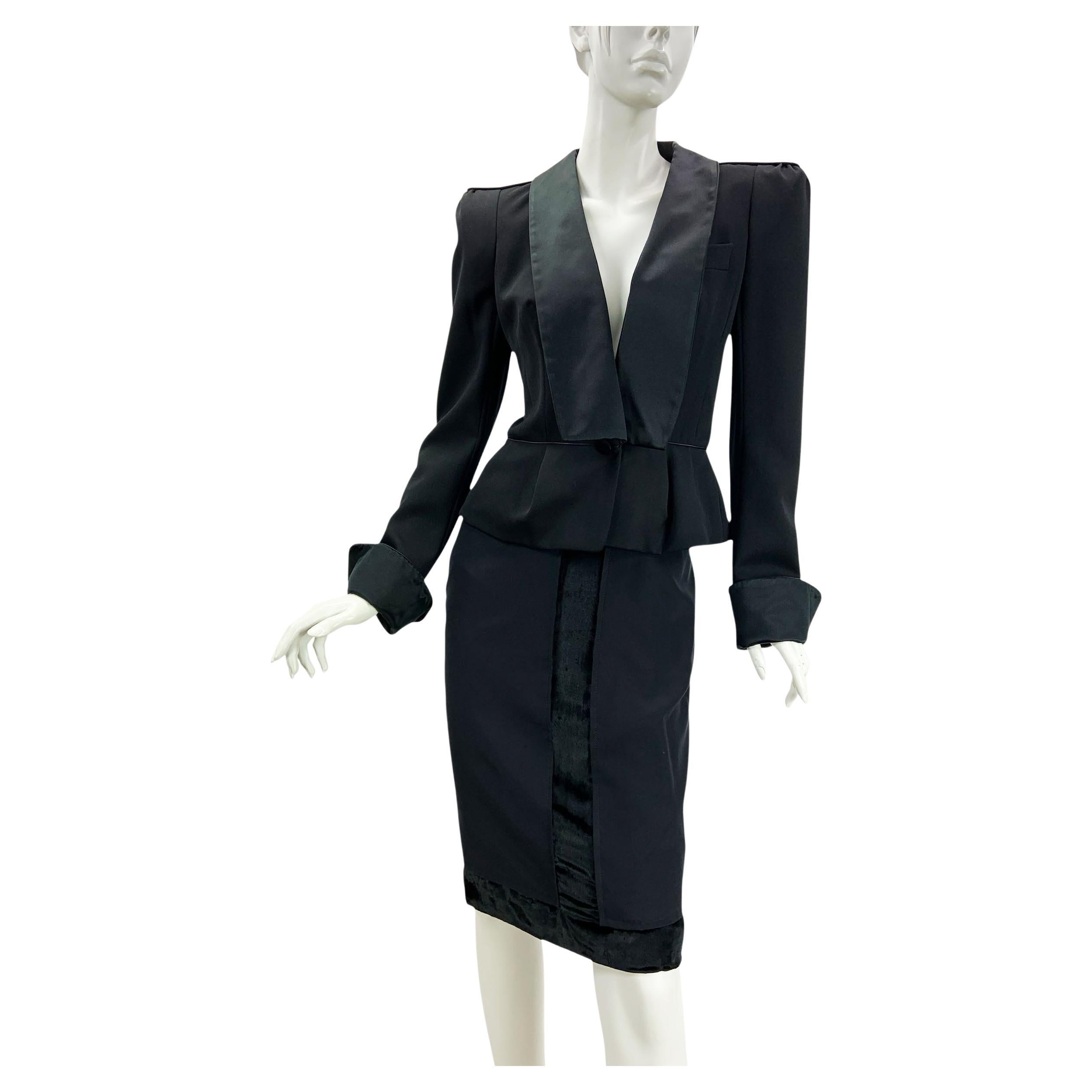 Neu Tom Ford for Yves Saint Laurent Chinoiserie Collection Rock Set Fr. 38 US 6 im Angebot