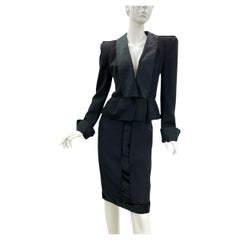 New Tom Ford for Yves Saint Laurent Chinoiserie Collection Skirt Set Fr. 38 US 6