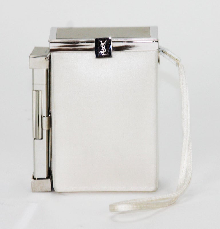 New Tom Ford for Yves Saint Laurent S/S 2001 Silk Cigarette Case and Lighter