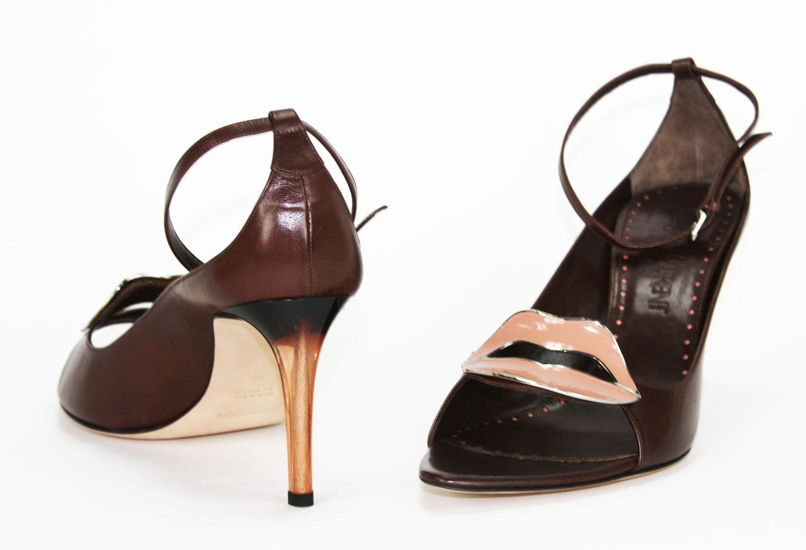 New Tom Ford for Yves Saint Laurent *Salvador* S/S 2003 Leather Shoes It. 39  In New Condition For Sale In Montgomery, TX